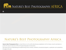 Tablet Screenshot of naturesbestphotographyafrica.com